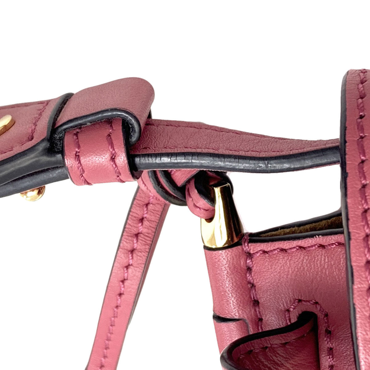 LOEWE gatedual bag mini Shoulder Bag Calf Ladies [Used]