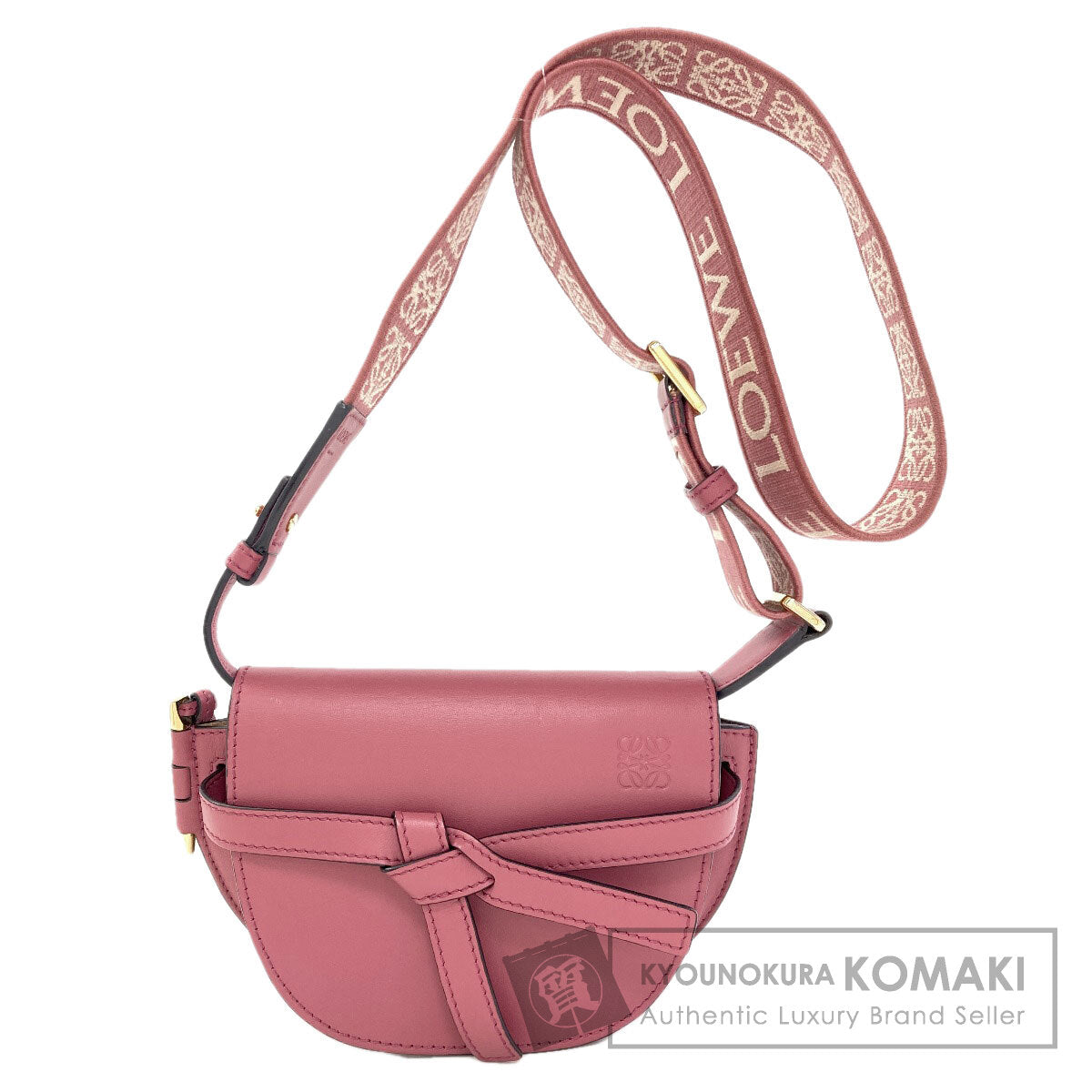 LOEWE gatedual bag mini Shoulder Bag Calf Ladies [Used]