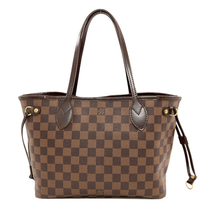 LOUIS VUITTON N51109 Never full PM Handbag Damier canvas Ladies [Used]