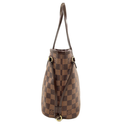 LOUIS VUITTON N51109 Never full PM Handbag Damier canvas Ladies [Used]