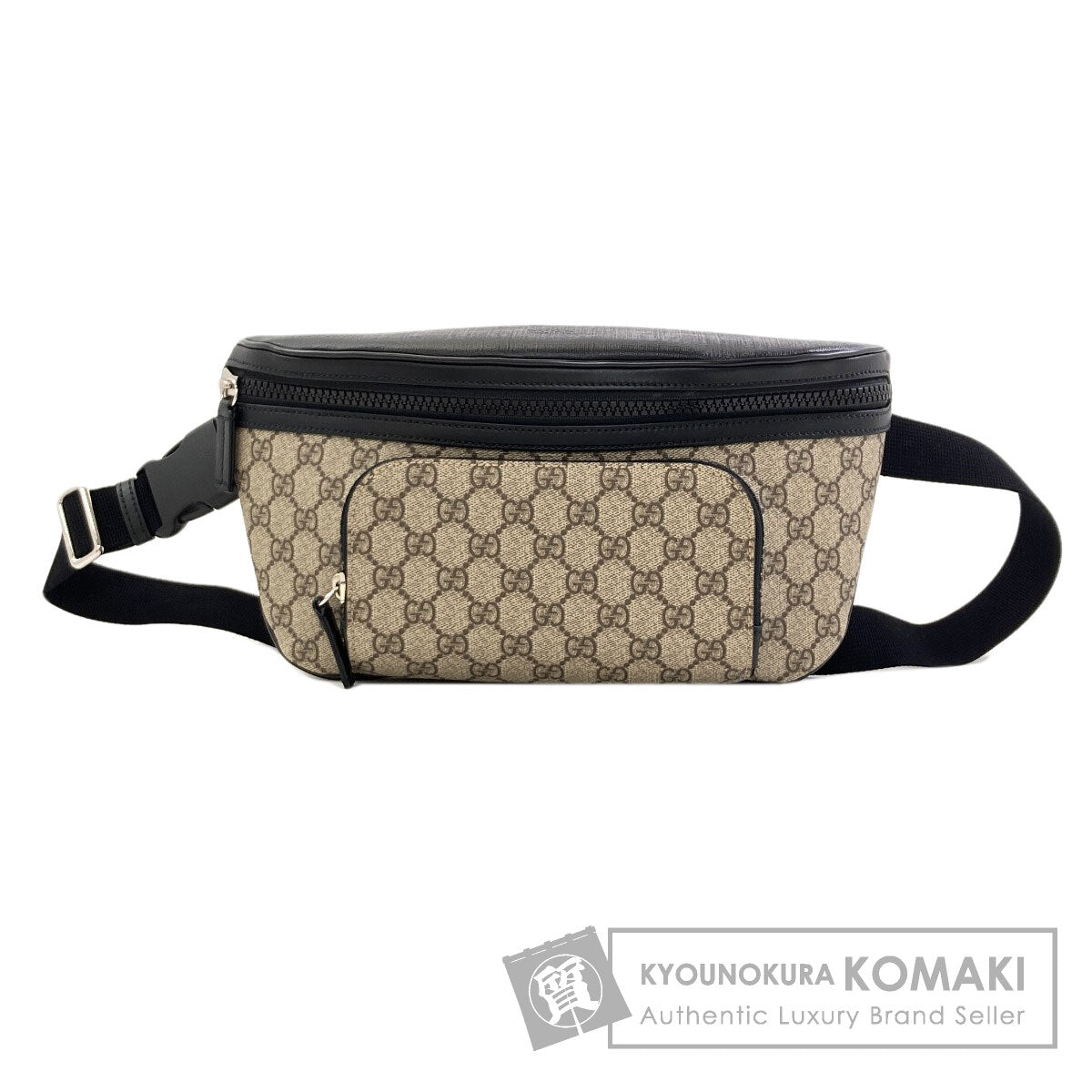 GUCCI 779843 Outlet GG Supreme body bag PVC Ladies [Used]