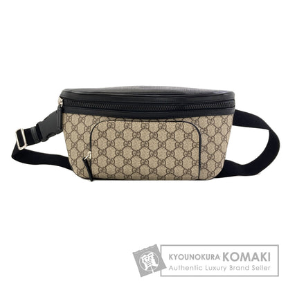 GUCCI 779843 Outlet GG Supreme body bag PVC Ladies [Used]