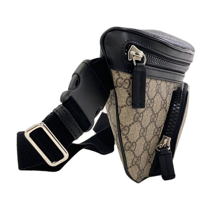 GUCCI 779843 Outlet GG Supreme body bag PVC Ladies [Used]