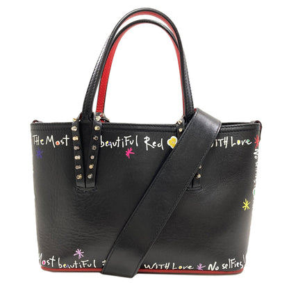 Christian Louboutin Studs Handbag Leather Ladies [Used]