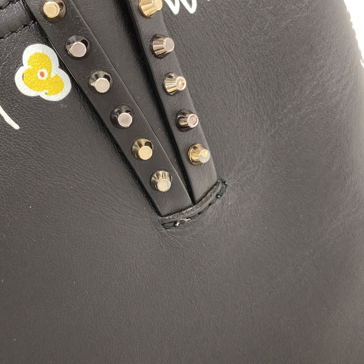 Christian Louboutin Studs Handbag Leather Ladies [Used]