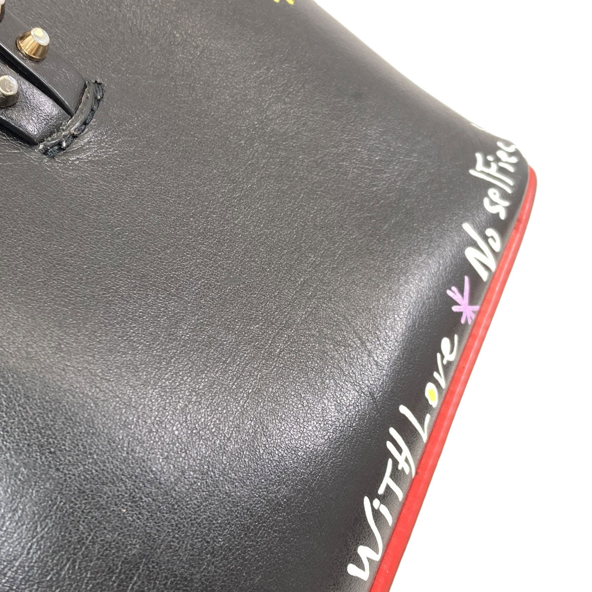 Christian Louboutin Studs Handbag Leather Ladies [Used]