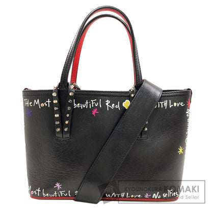 Christian Louboutin Studs Handbag Leather Ladies [Used]