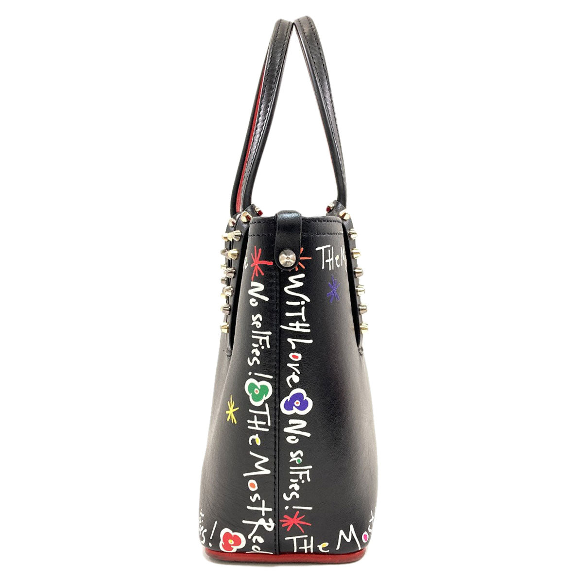Christian Louboutin Studs Handbag Leather Ladies [Used]