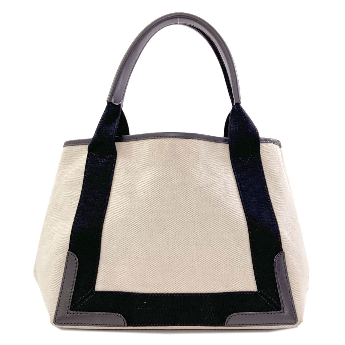 BALENCIAGA 339933 NAVY CABAS Tote Bag Canvas Ladies [Used]