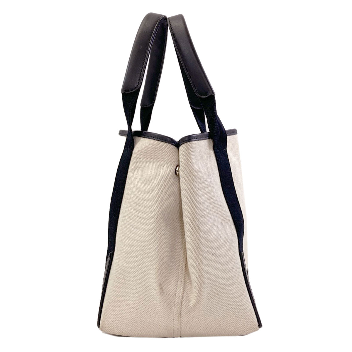 BALENCIAGA 339933 NAVY CABAS Tote Bag Canvas Ladies [Used]