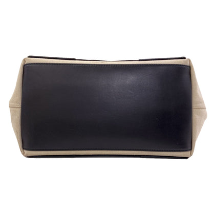 BALENCIAGA 339933 NAVY CABAS Tote Bag Canvas Ladies [Used]