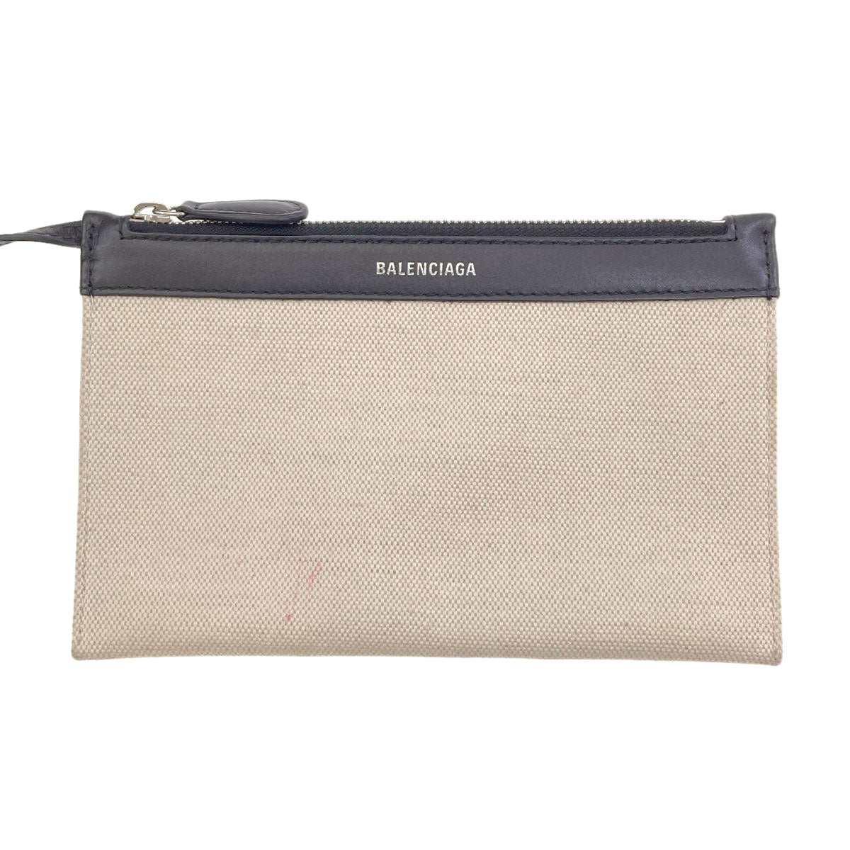 BALENCIAGA 339933 NAVY CABAS Tote Bag Canvas Ladies [Used]