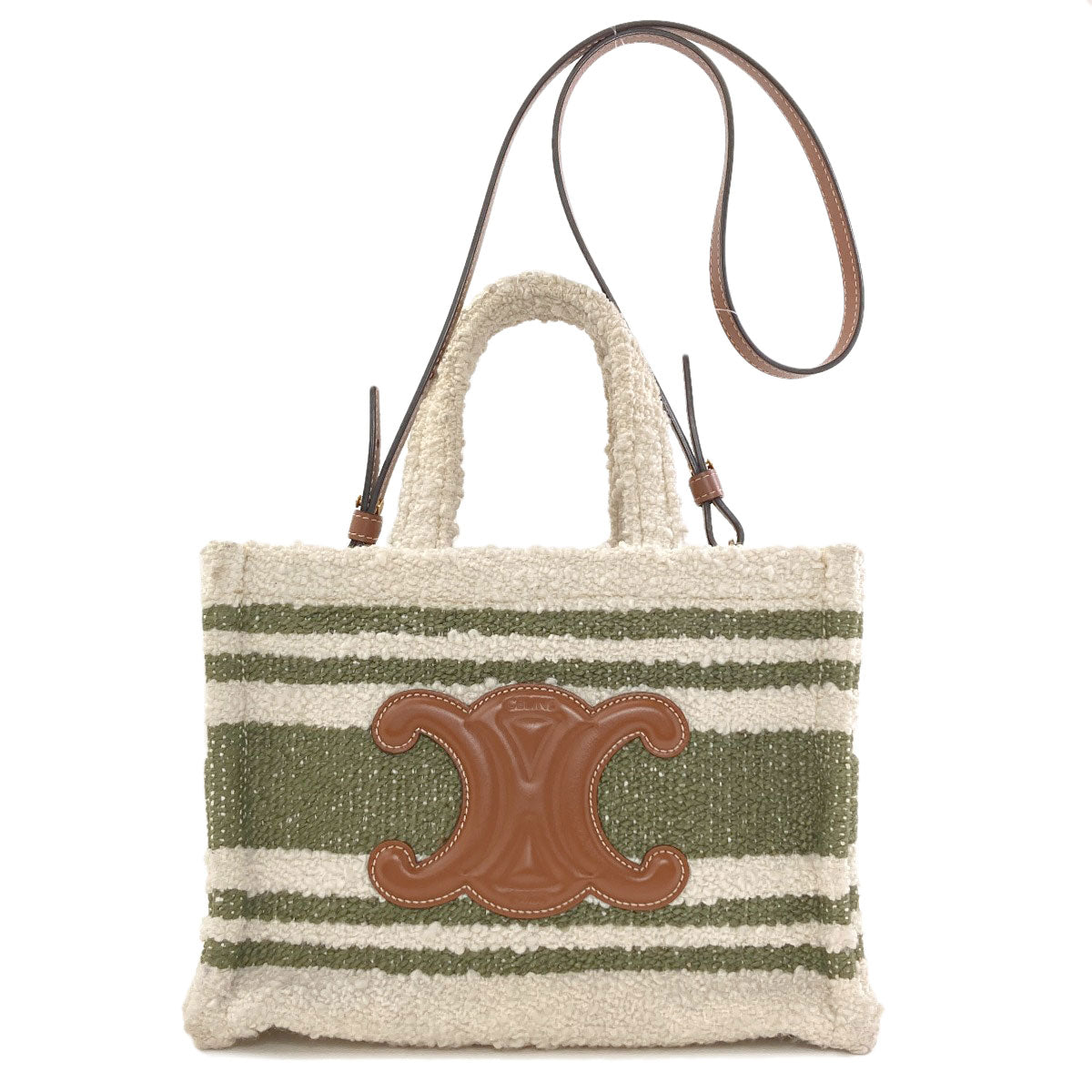 CELINE Small Cover Thais 2WAY Handbag Canvas Ladies [Used]