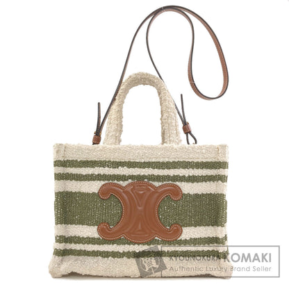 CELINE Small Cover Thais 2WAY Handbag Canvas Ladies [Used]