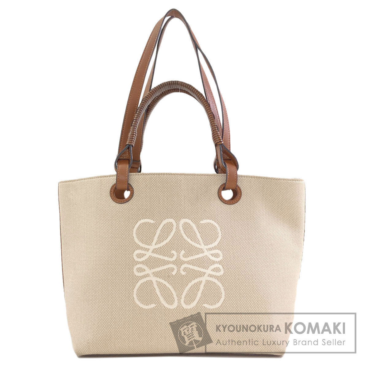 LOEWE anagram Tote Bag Canvas Ladies [Used]