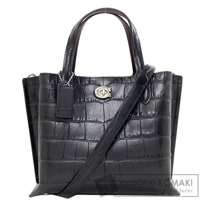 COACH 2WAY Handbag Leather Ladies [Used]