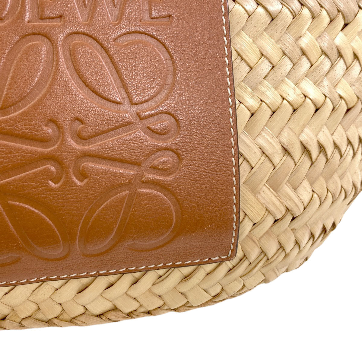 LOEWE Basket bag Handbag Calf Palm leafLadies [Used]