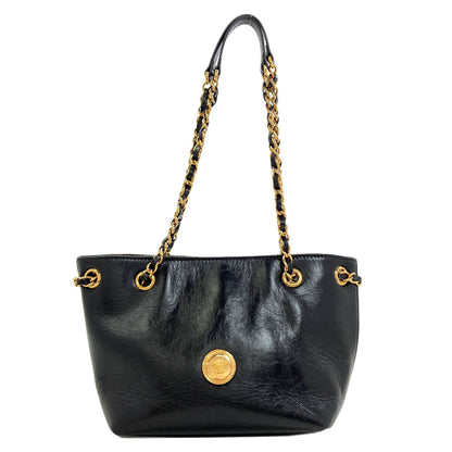VERSACE medusa logo Tote Bag Calf Ladies [Used]