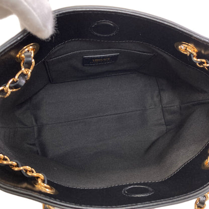 VERSACE medusa logo Tote Bag Calf Ladies [Used]