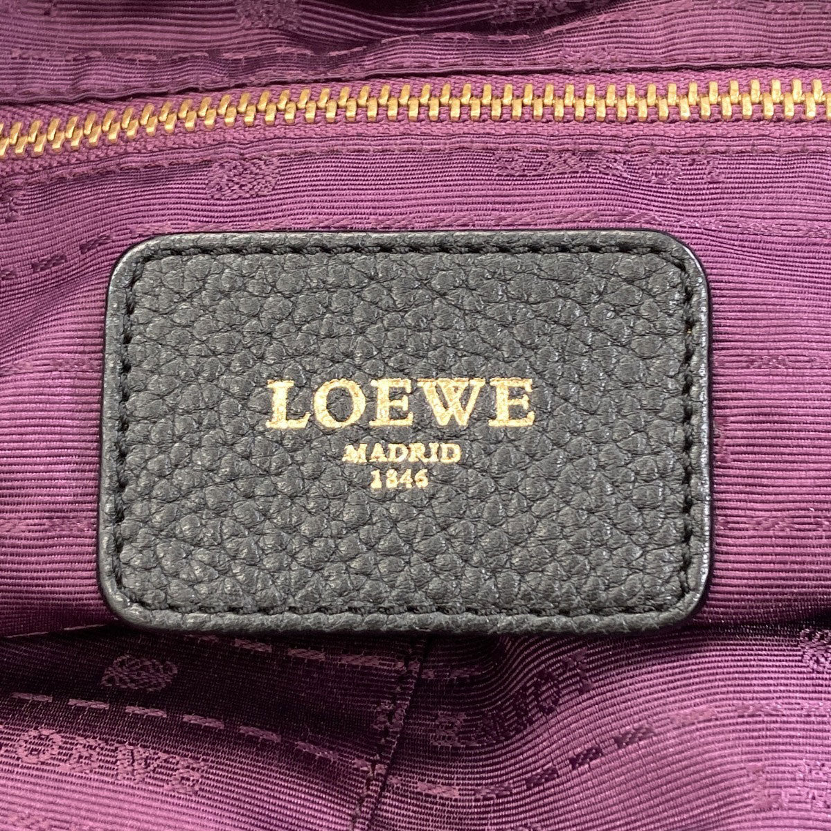 LOEWE Calle Cadena motif Tote Bag Calf Ladies [Used]