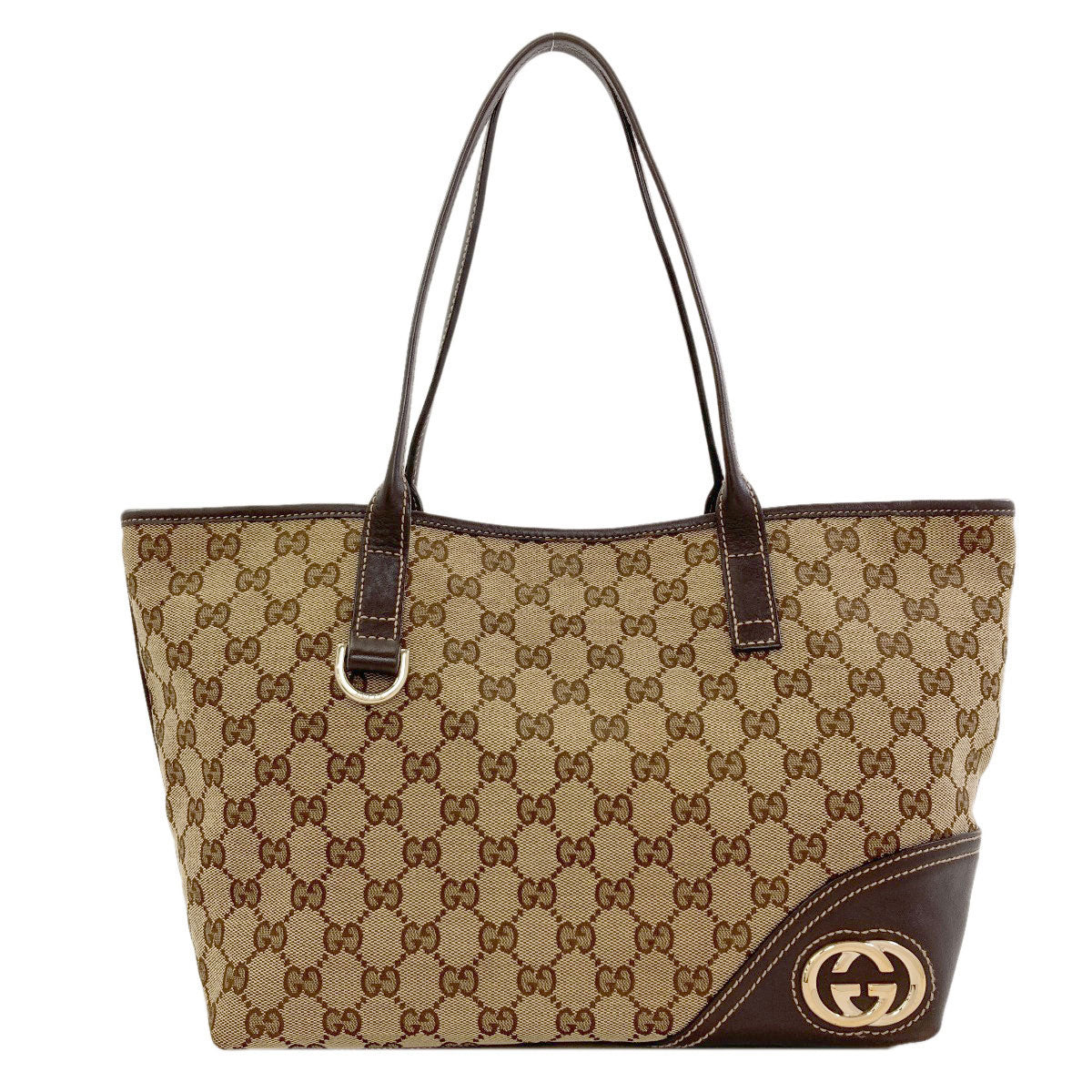 GUCCI 169946 New Britt GG Tote Bag Canvas Ladies [Used]