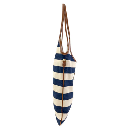 MIUMIU Ivy Border Tote Bag Canvas LeatherLadies [Used]