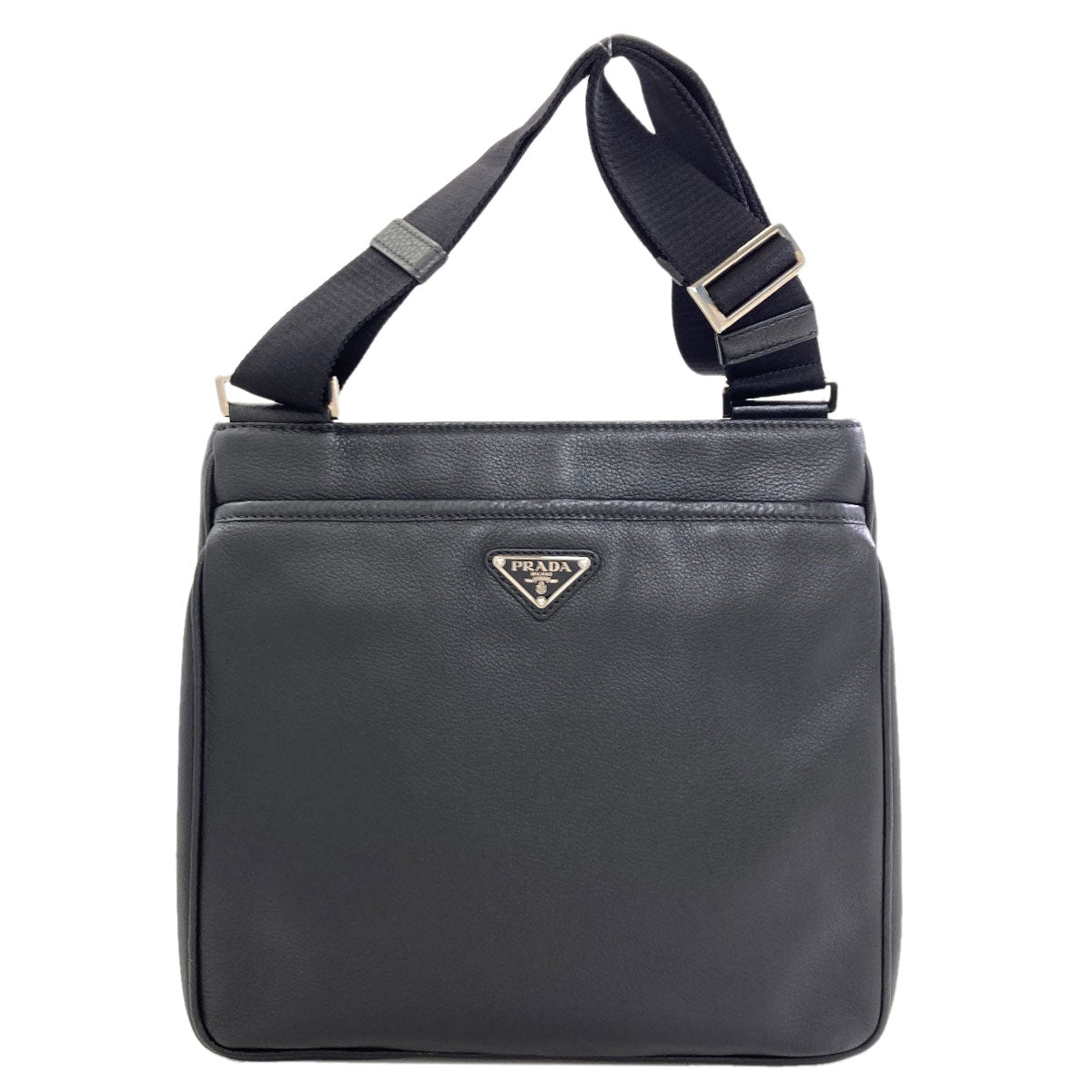 PRADA Logo Hardware Shoulder Bag Calf Ladies [Used]