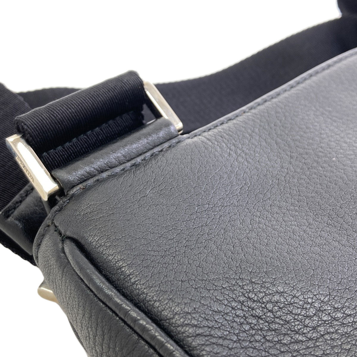 PRADA Logo Hardware Shoulder Bag Calf Ladies [Used]
