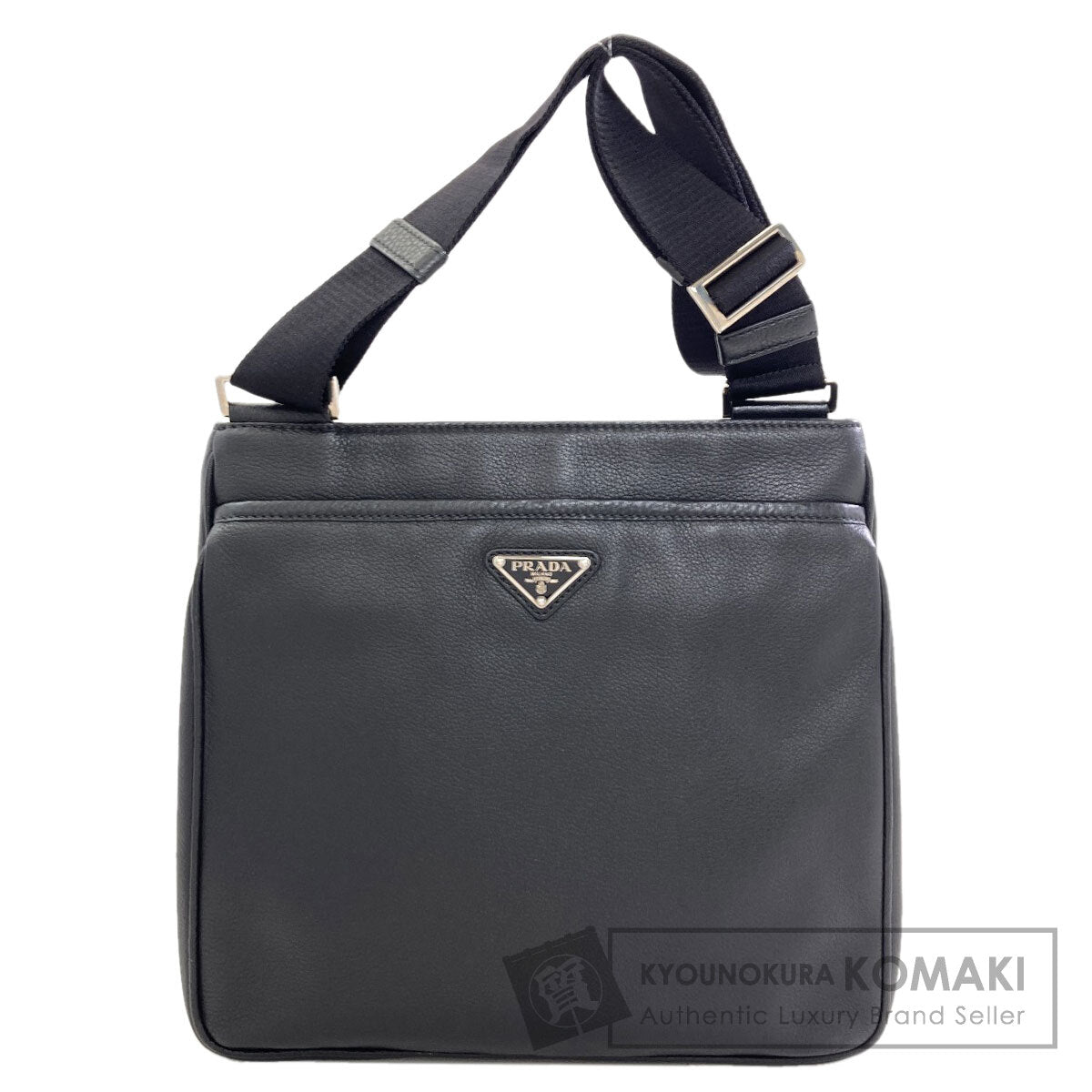 PRADA Logo Hardware Shoulder Bag Calf Ladies [Used]