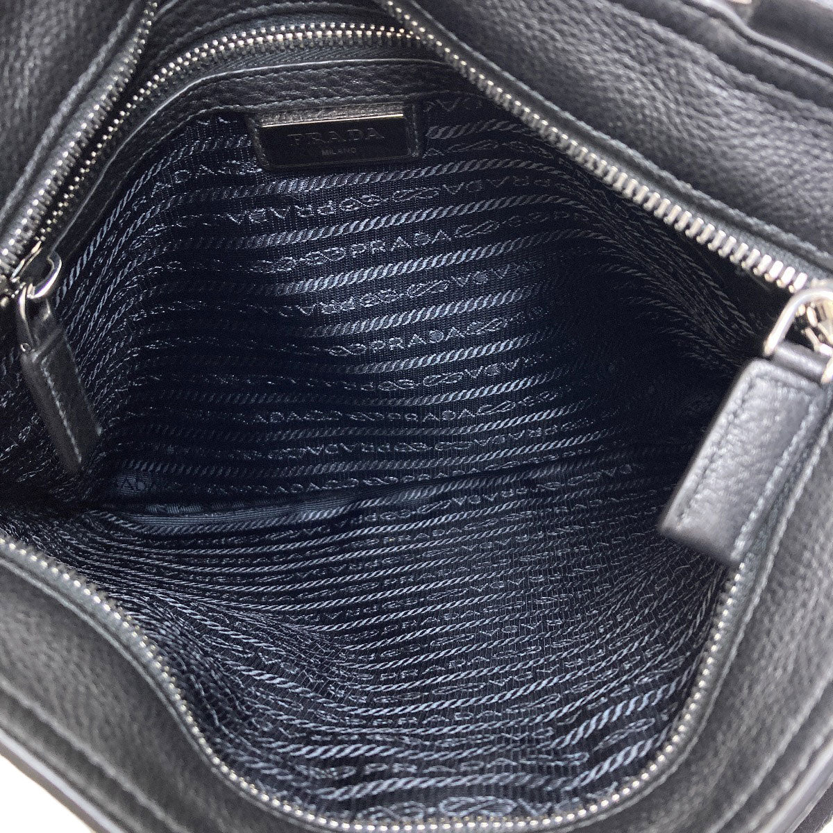 PRADA Logo Hardware Shoulder Bag Calf Ladies [Used]