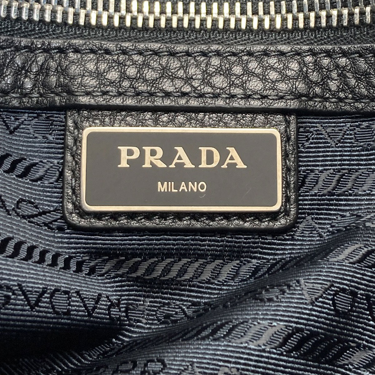 PRADA Logo Hardware Shoulder Bag Calf Ladies [Used]