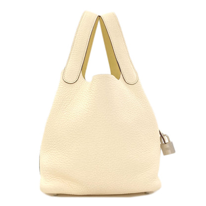 HERMES Picotin Lock PM SilverHardware Handbag Taurillon Clemence Ladies [Used]