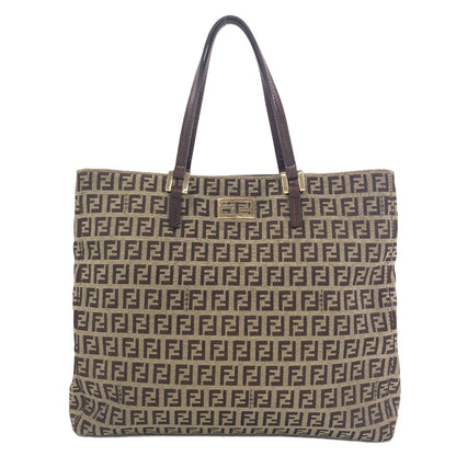 FENDI Zucchinopattern Tote Bag Canvas Ladies [Used]