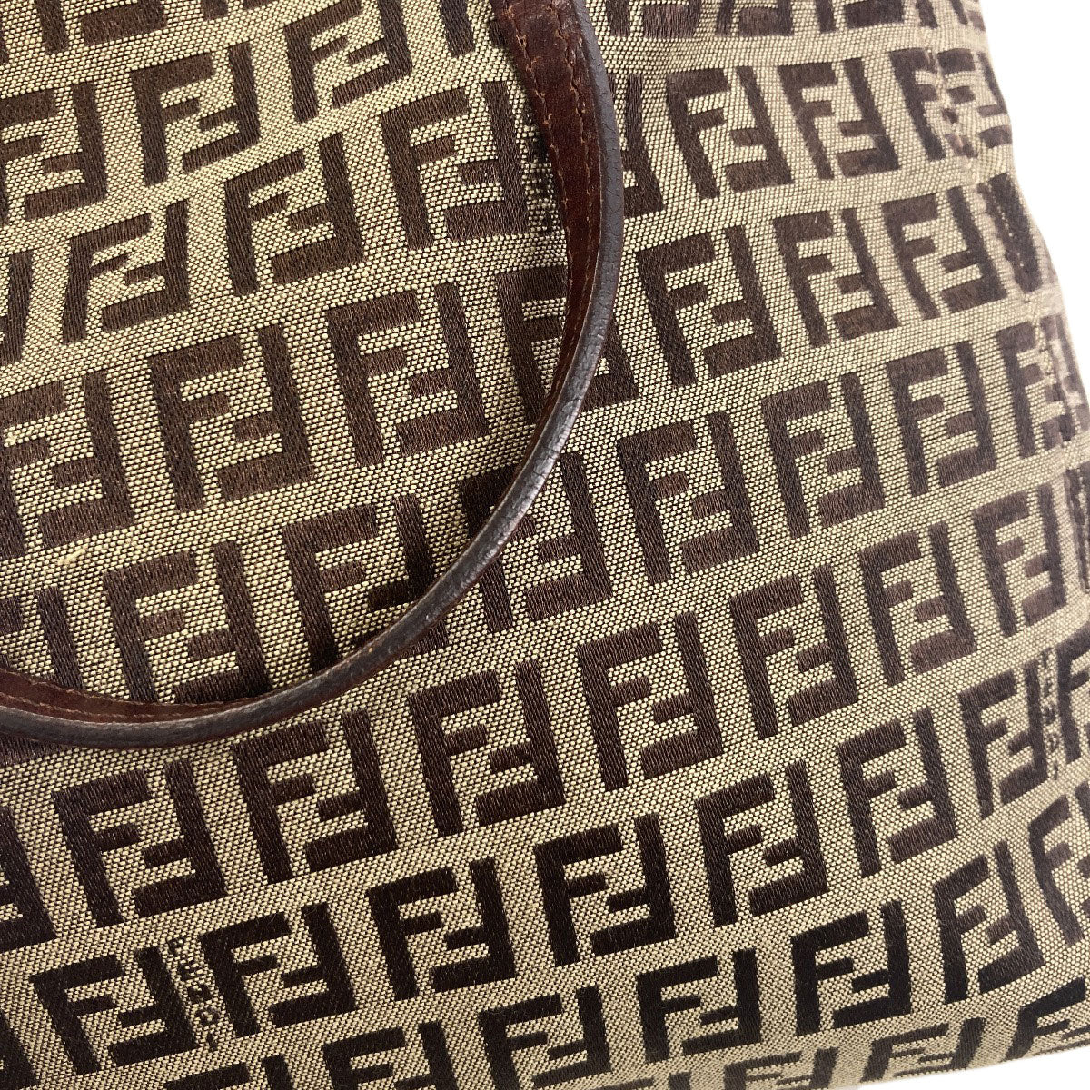 FENDI Zucchinopattern Tote Bag Canvas Ladies [Used]