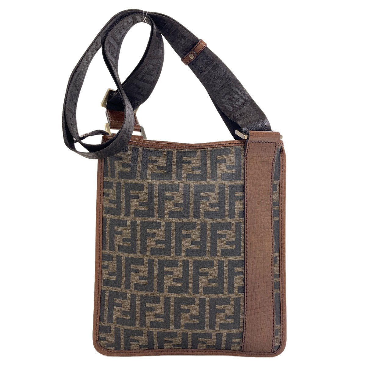 FENDI Zucca pattern Shoulder Bag PVC Ladies [Used]
