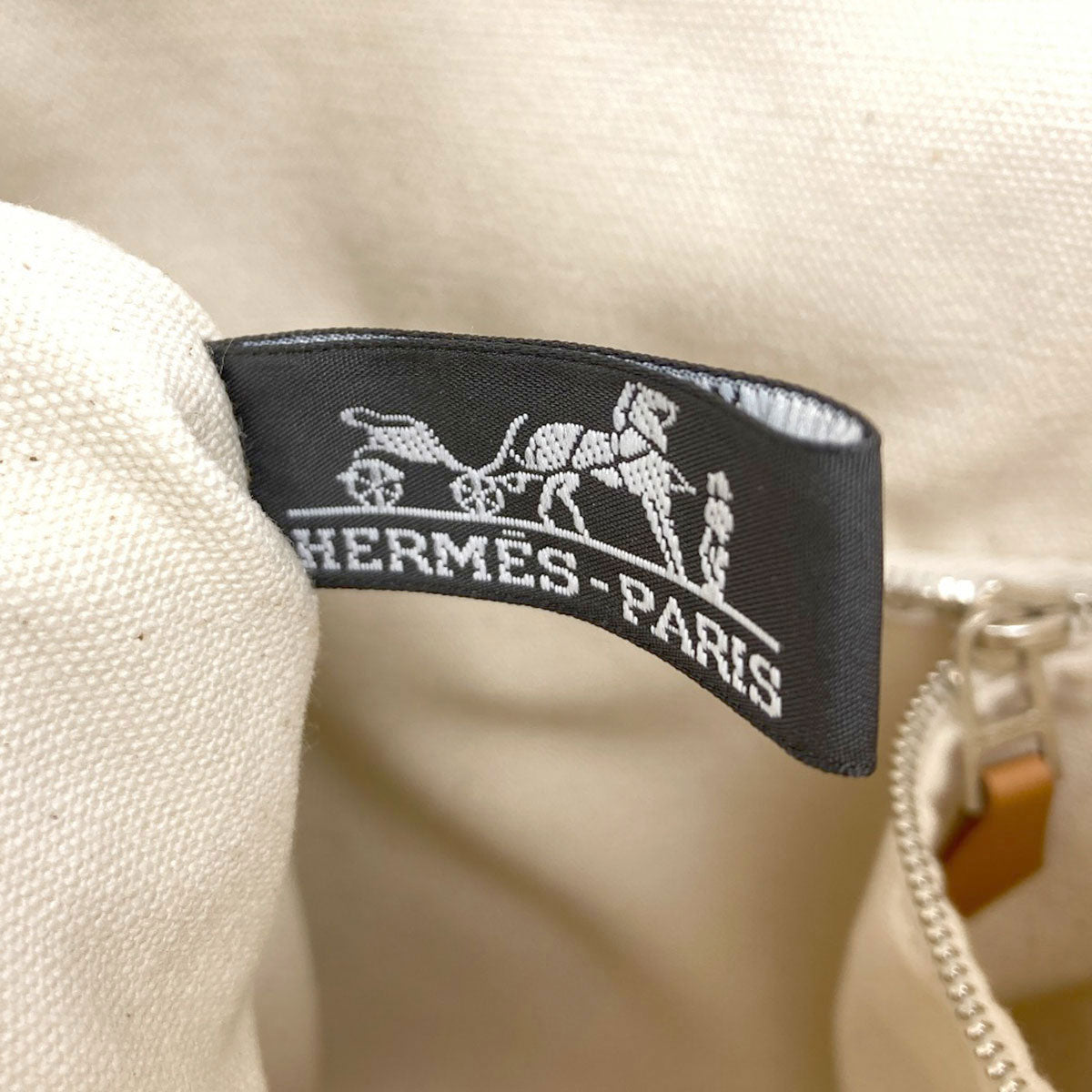 HERMES Sakso Tote Bag Canvas Ladies [Used]