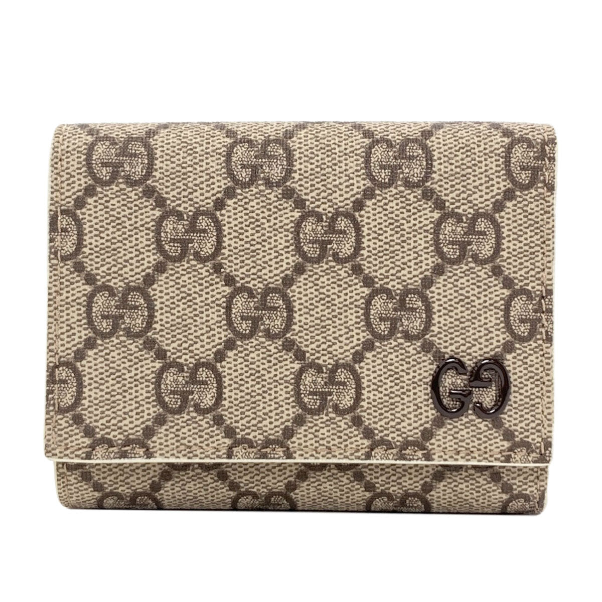 GUCCI 769225 GG Supreme Tri-fold wallet (with Coin Pocket) PVC Ladies [Used]