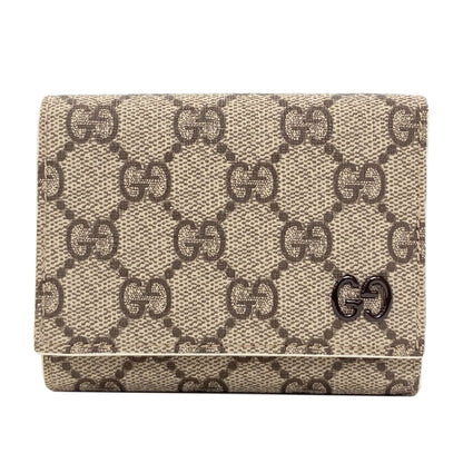 GUCCI 769225 GG Supreme Tri-fold wallet (with Coin Pocket) PVC Ladies [Used]