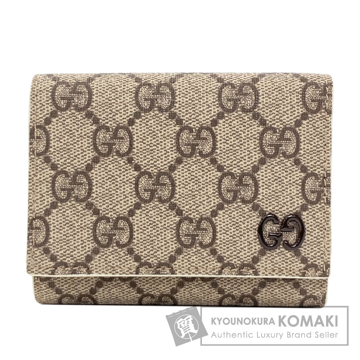 GUCCI 769225 GG Supreme Tri-fold wallet (with Coin Pocket) PVC Ladies [Used]