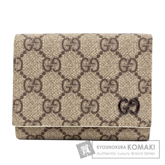 GUCCI 769225 GG Supreme Tri-fold wallet (with Coin Pocket) PVC Ladies [Used]