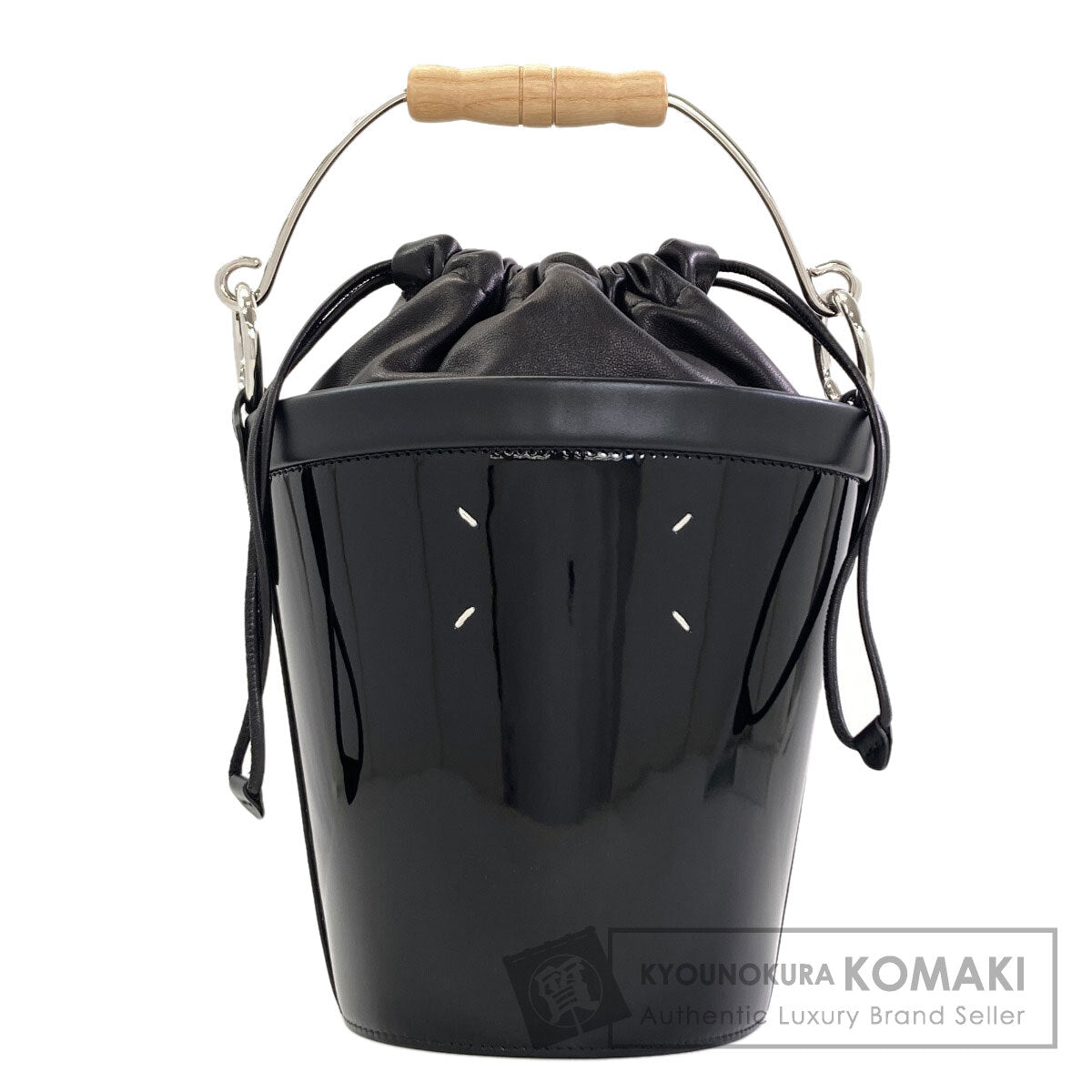 MaisonMargiela Fire Bucket Bag Handbag Enamel Ladies [Used]