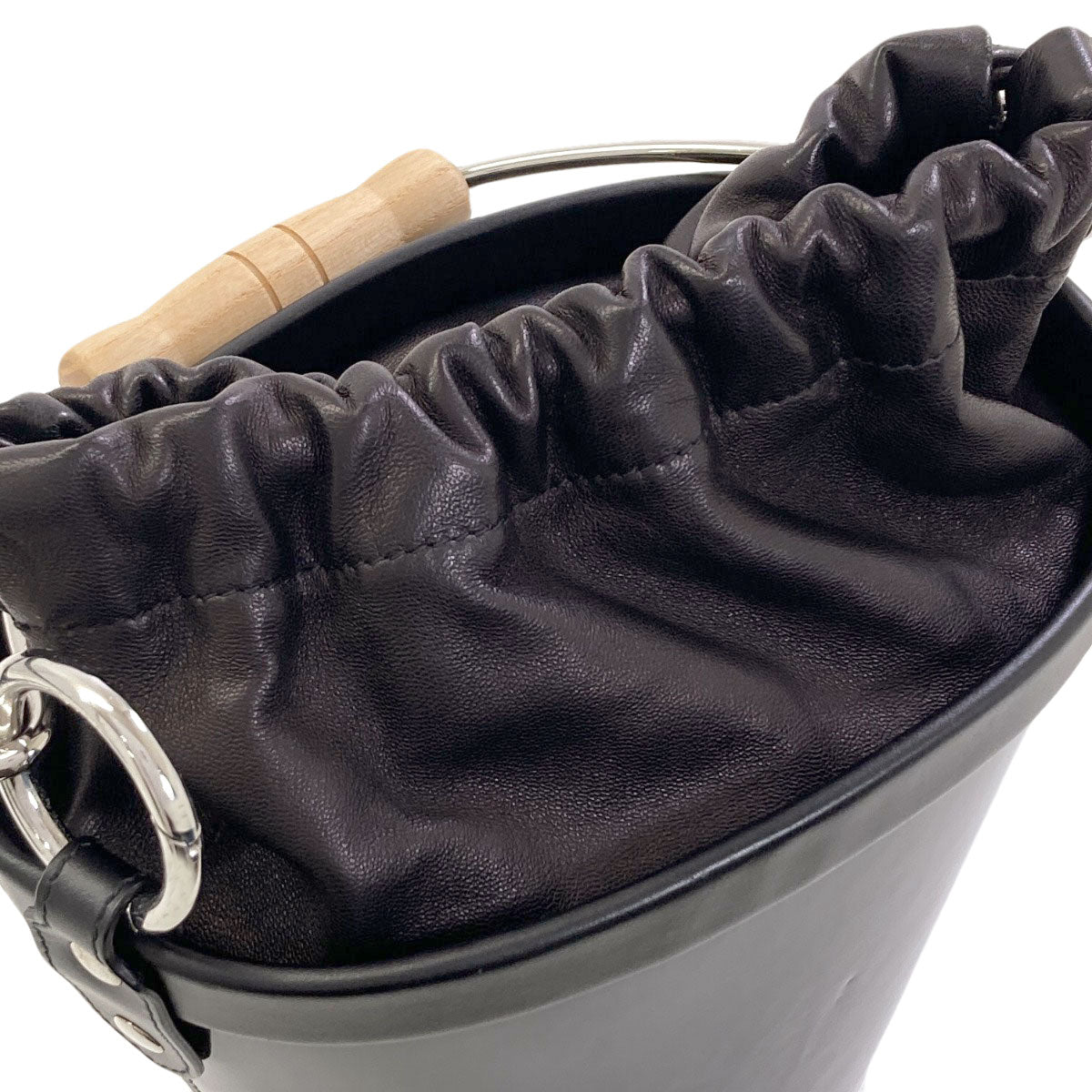 MaisonMargiela Fire Bucket Bag Handbag Enamel Ladies [Used]