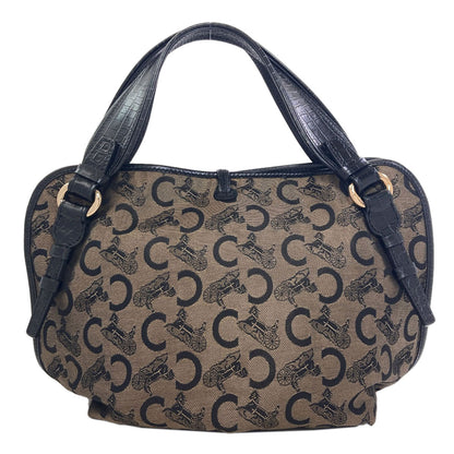 CELINE C Saluki Bitter Sweet Tote Bag Canvas Ladies [Used]