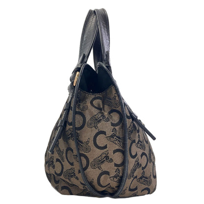 CELINE C Saluki Bitter Sweet Tote Bag Canvas Ladies [Used]