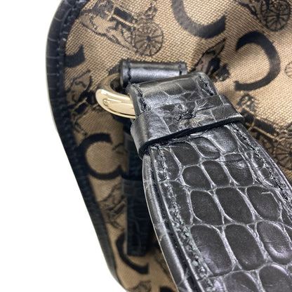 CELINE C Saluki Bitter Sweet Tote Bag Canvas Ladies [Used]
