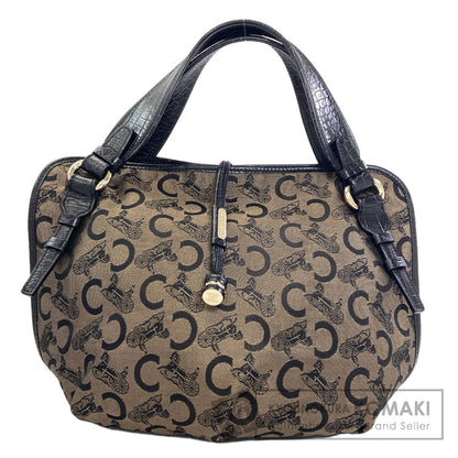 CELINE C Saluki Bitter Sweet Tote Bag Canvas Ladies [Used]