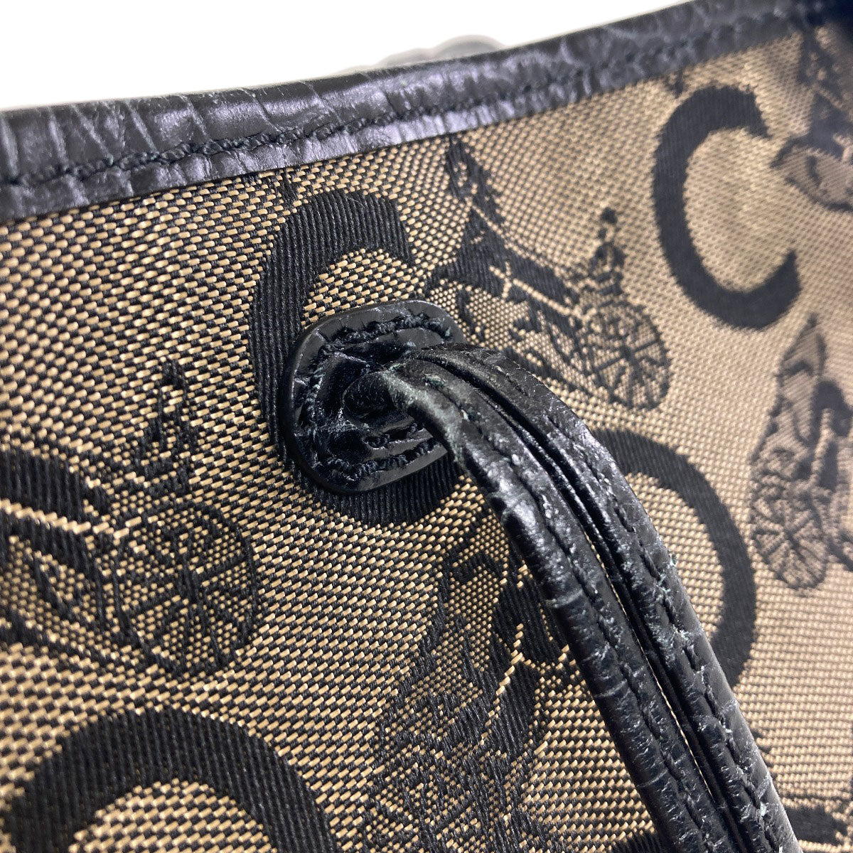 CELINE C Saluki Bitter Sweet Tote Bag Canvas Ladies [Used]