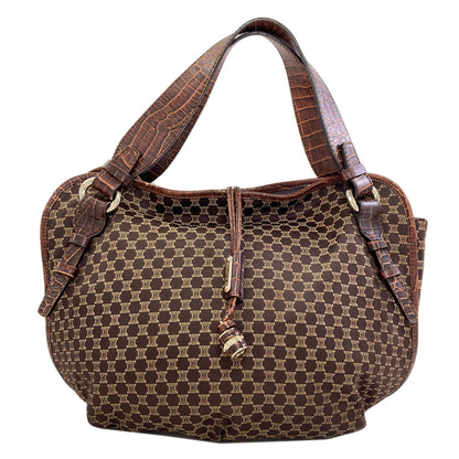 CELINE Macadam Bitter Sweet Tote Bag Canvas Ladies [Used]