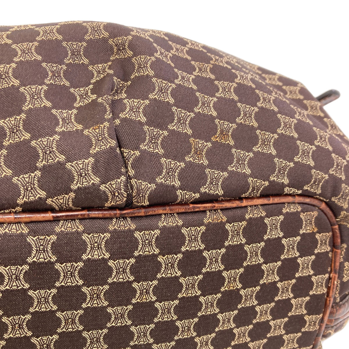 CELINE Macadam Bitter Sweet Tote Bag Canvas Ladies [Used]