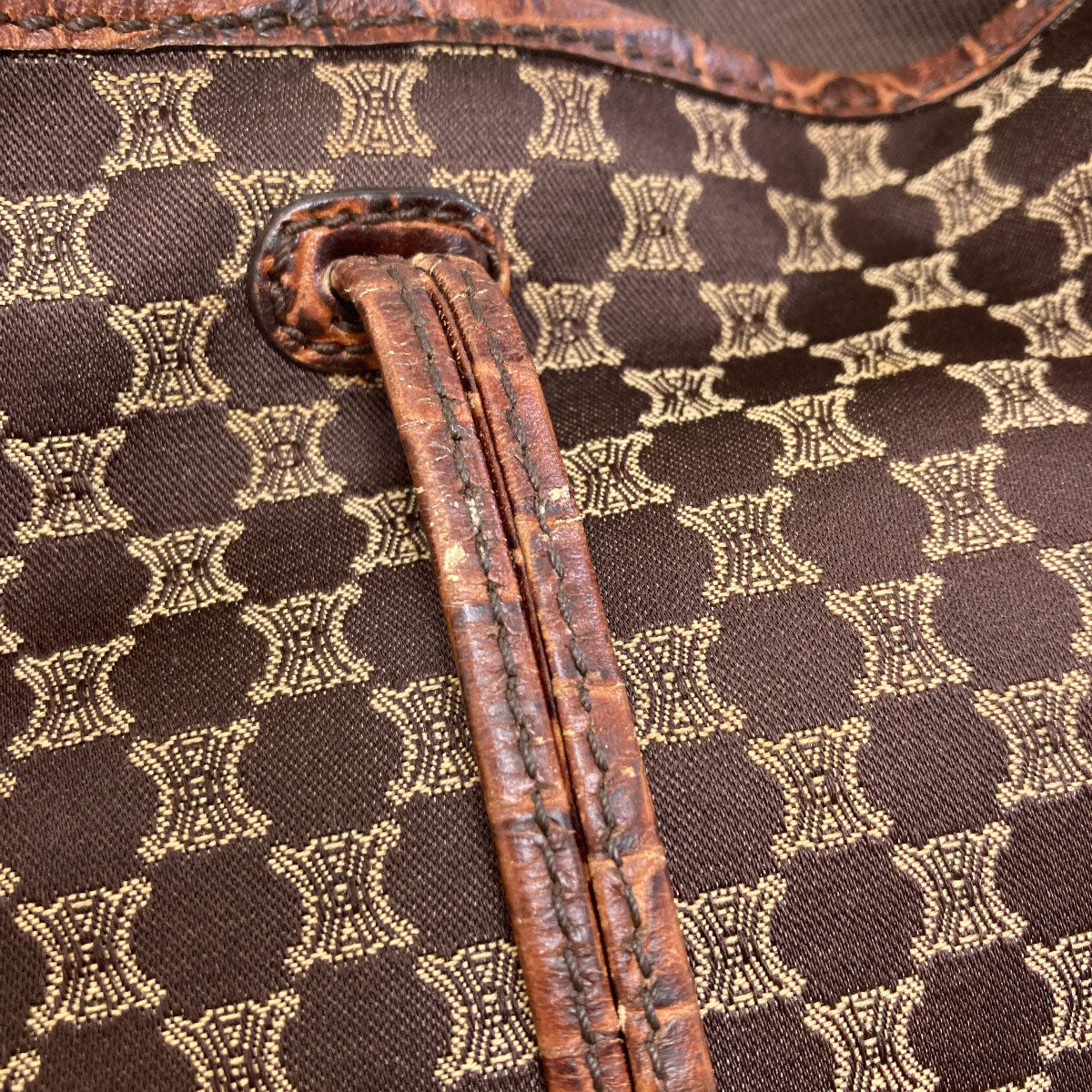 CELINE Macadam Bitter Sweet Tote Bag Canvas Ladies [Used]